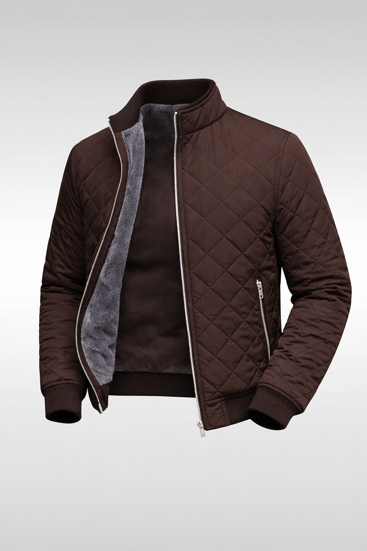 Hayes | Refined Quilted Zip Jacket