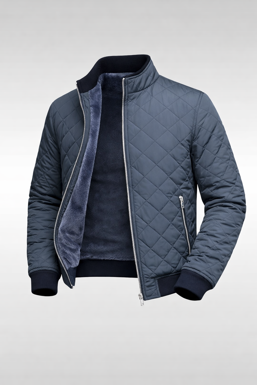 Hayes | Refined Quilted Zip Jacket