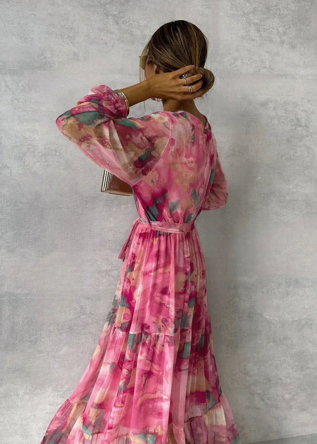 Ellis & Johnson™  | Wrap Dress with Floral Print