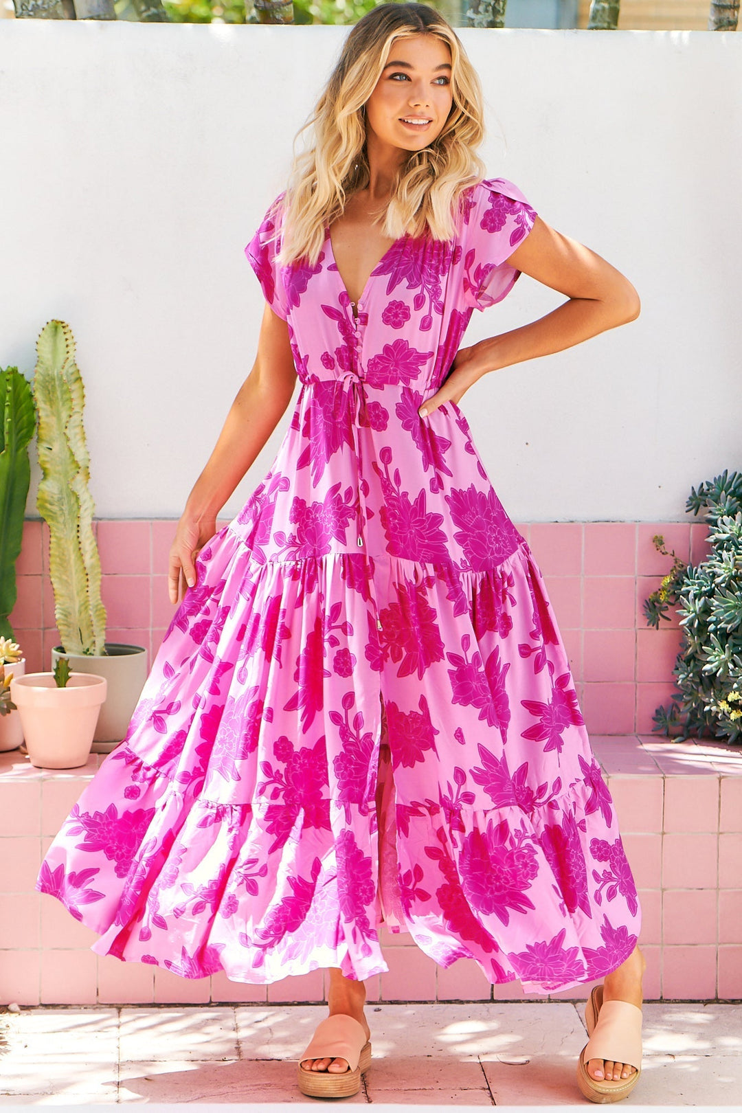 Seraphina | Printed Maxi Dress