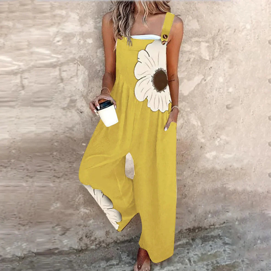Effortless Comfort Printed Overalls