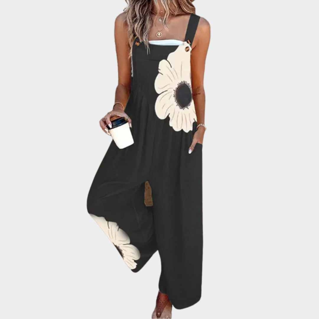 Effortless Comfort Printed Overalls