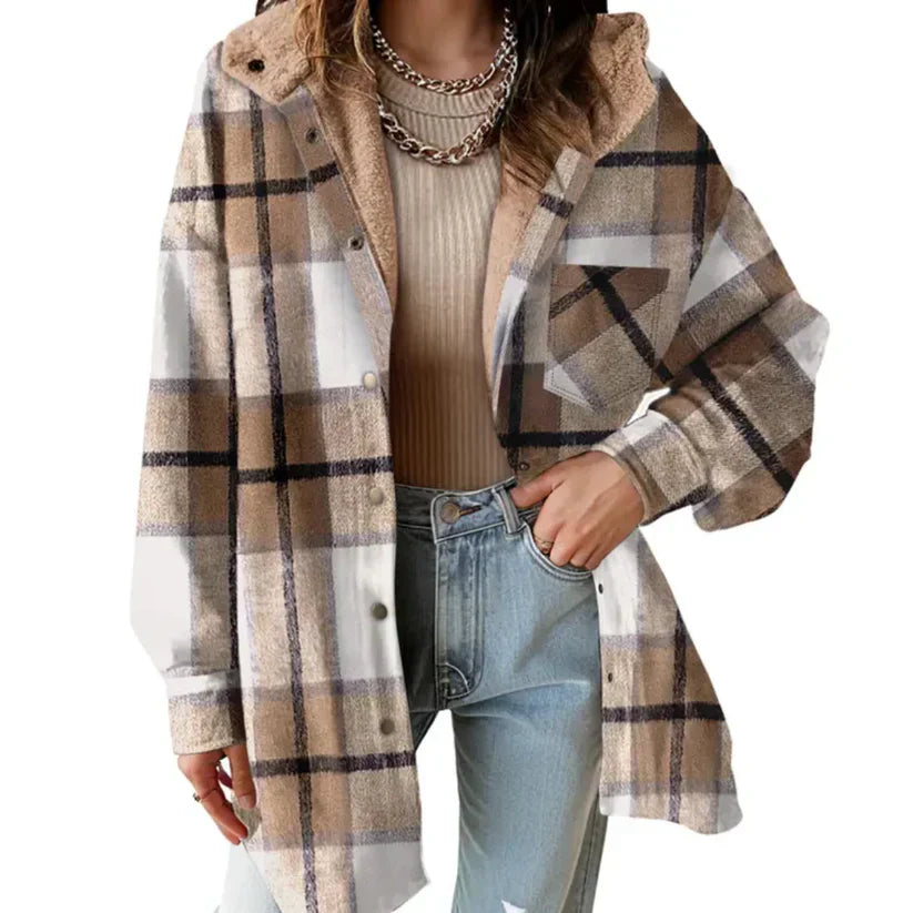 Alice | Teddy Bear Cozy Flannel Jacket