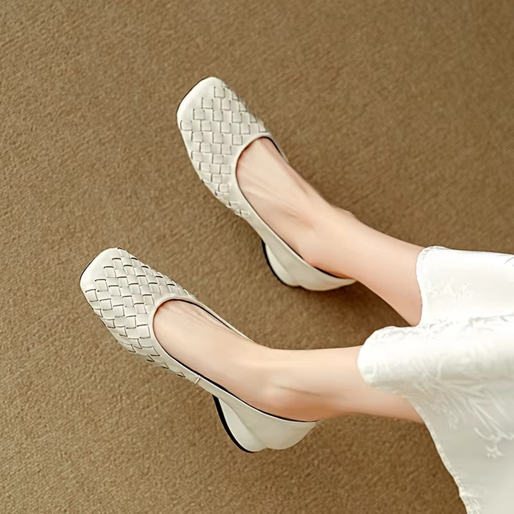 Marcelle Leather Flats