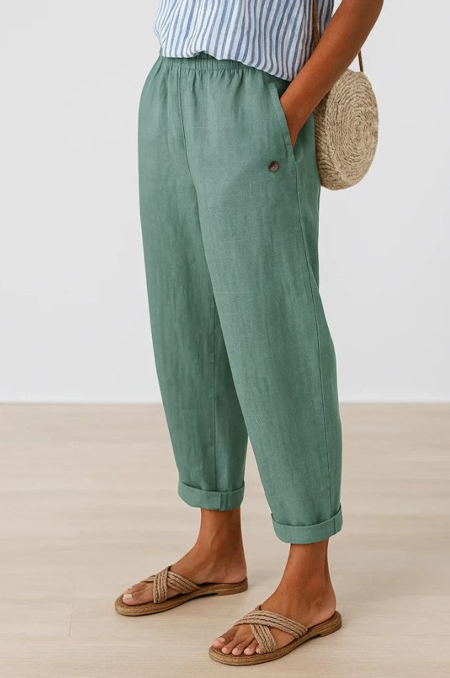 Mirella | Linen Relaxed Trousers