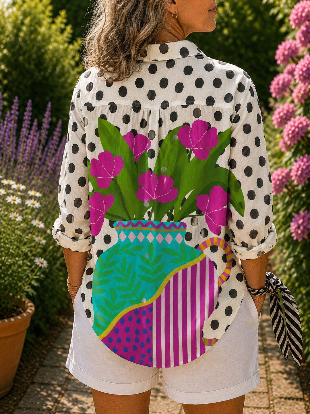 Amara | Flower Vase Blouse