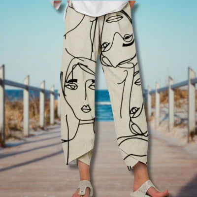 Vivian | Artistic Wide-Leg Trousers