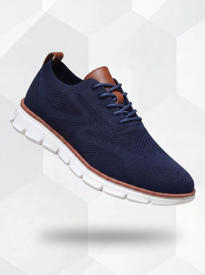 LightWalk Breathable Shoes: Navy Blue