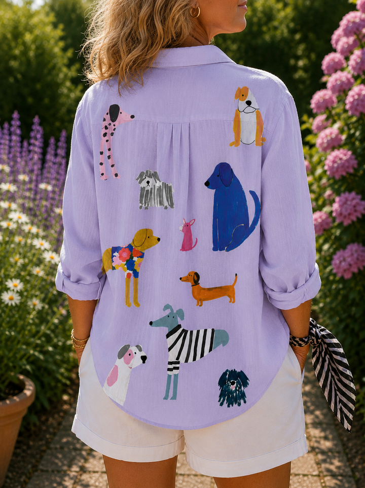 Florence | Playful Puppy Blouse