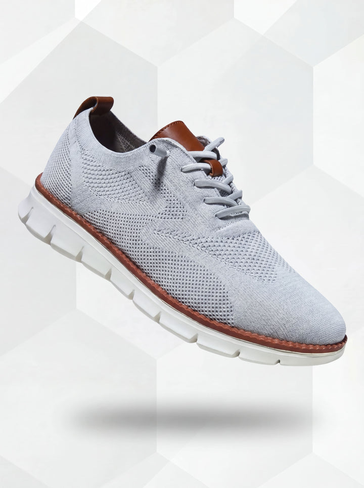 LightWalk Breathable Shoes: Light Gray