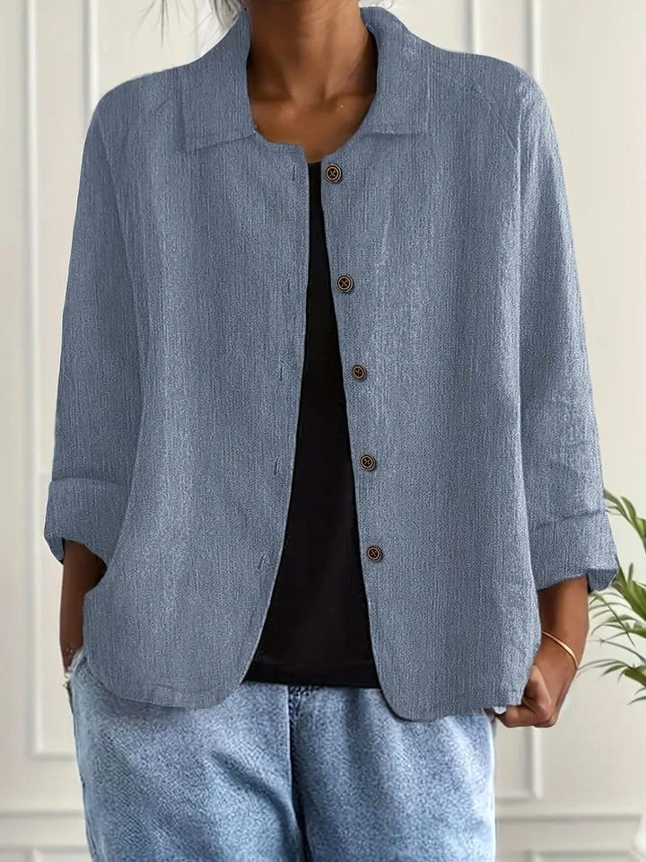 Thessa™ | Classic Long Sleeve Top