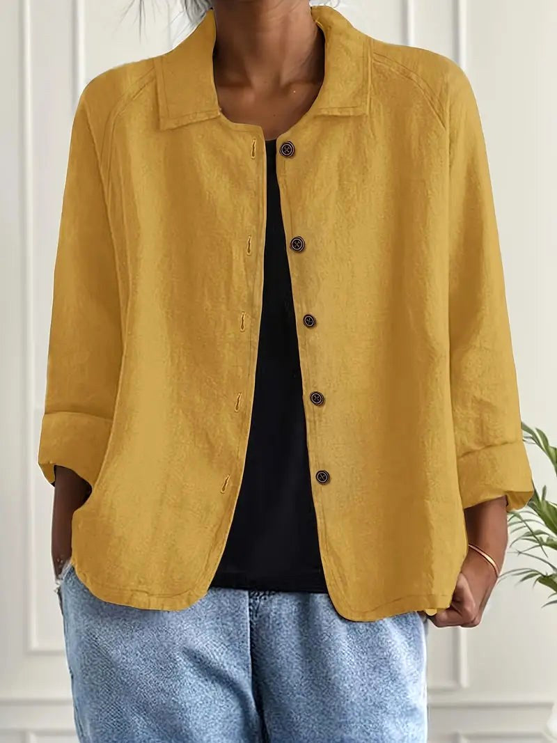 Thessa™ | Classic Long Sleeve Top