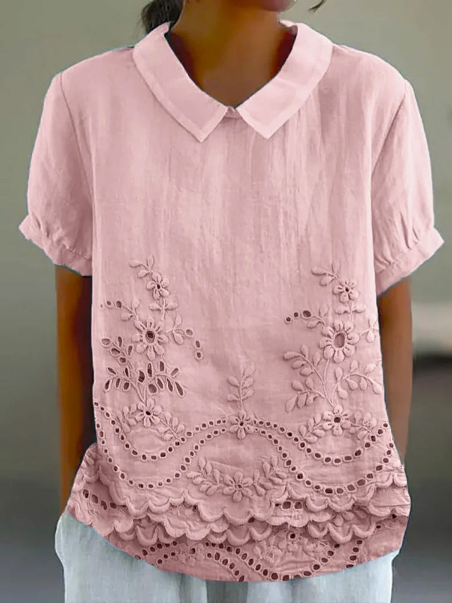 Elena | Linen Blouse