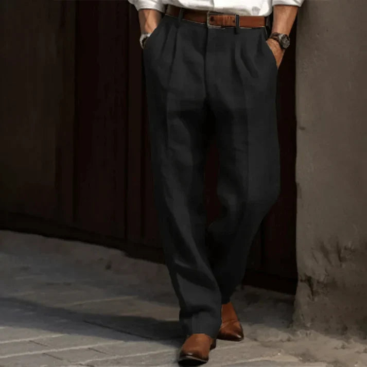 Gregor | Tailored Pleated Trousers