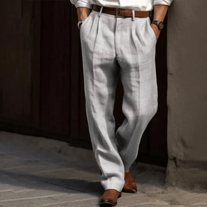 Gregor | Tailored Pleated Trousers
