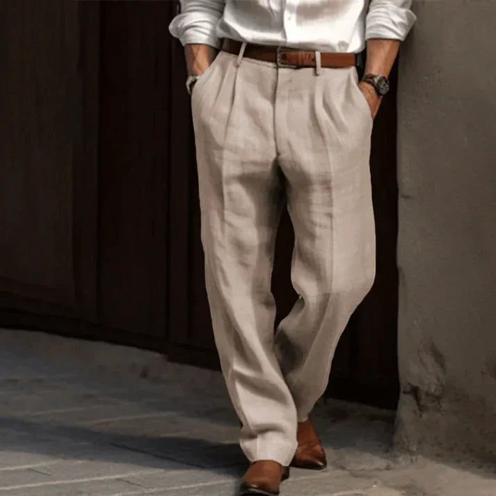 Gregor | Tailored Pleated Trousers
