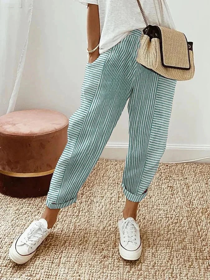 Colette | Classic Striped Trousers