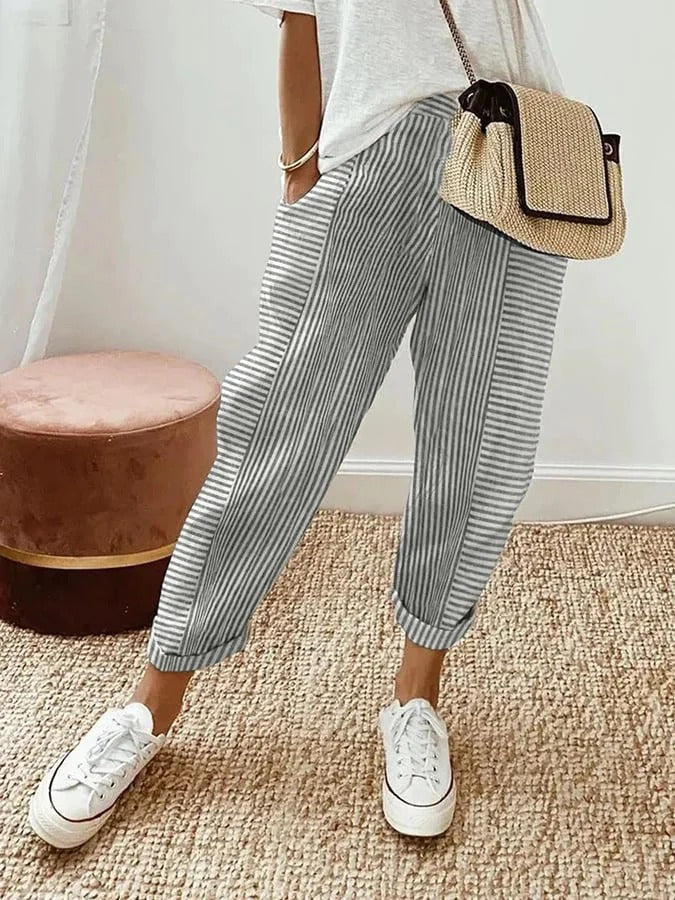 Colette | Classic Striped Trousers