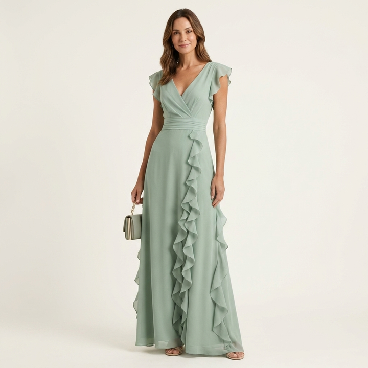 Victoria | Flattering Wrap Maxi Dress