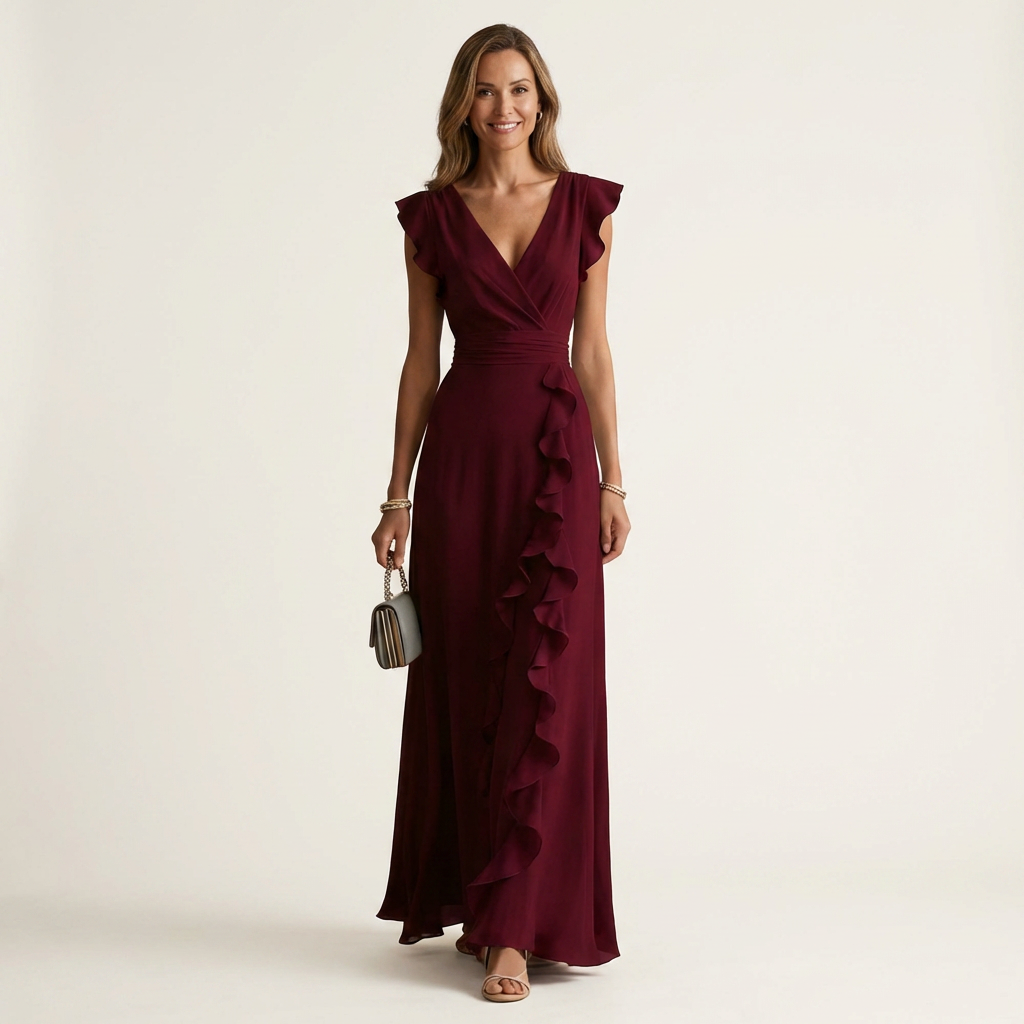 Victoria | Flattering Wrap Maxi Dress