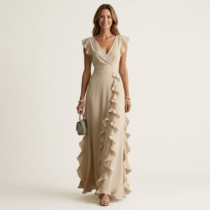 Victoria | Flattering Wrap Maxi Dress