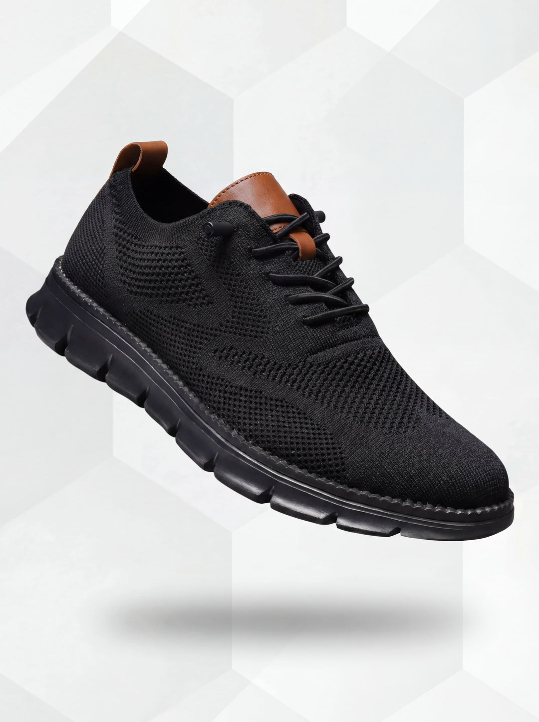 LightWalk Breathable Shoes: Black