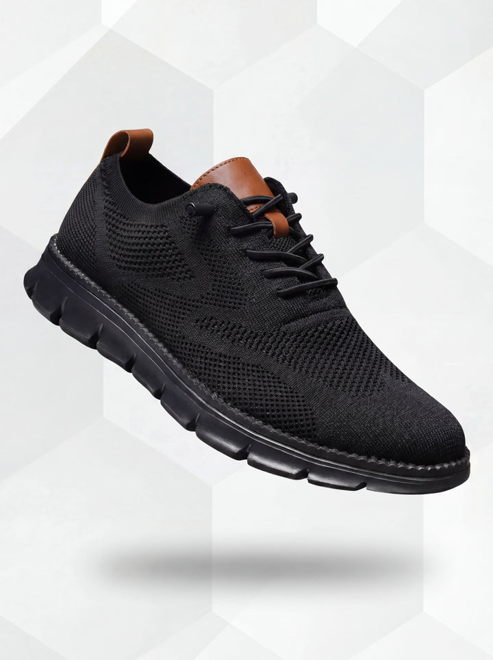 LightWalk Breathable Shoes: Black