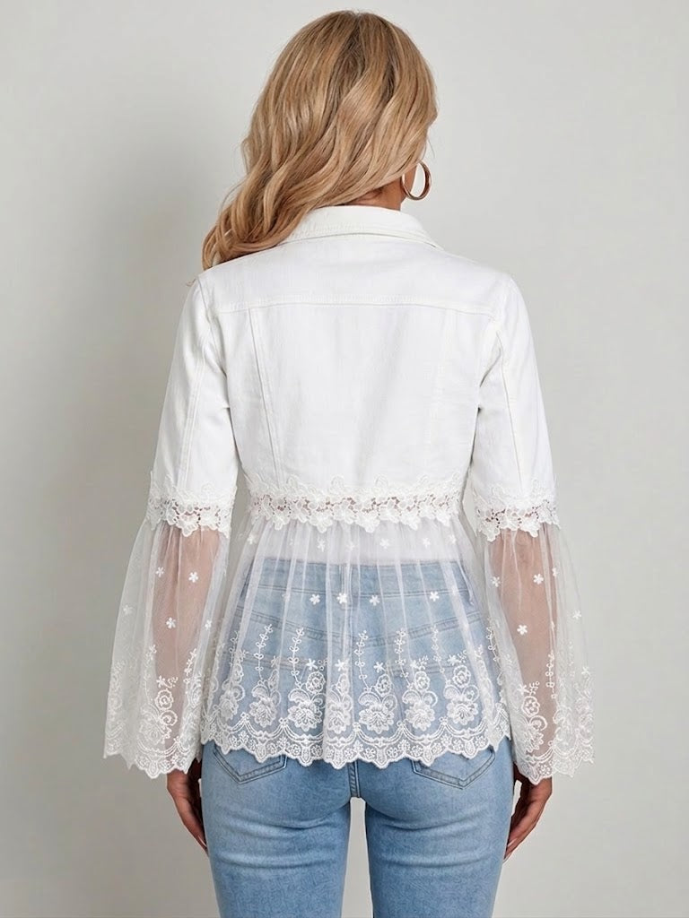 Sunnelace™ | Lace-Panel Jacket