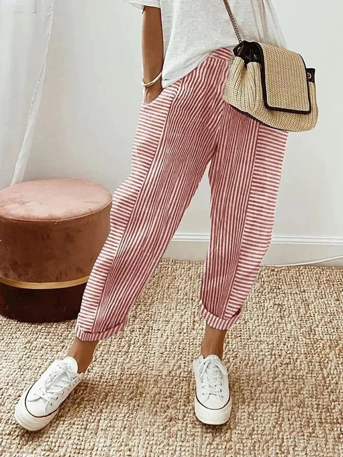 Colette | Classic Striped Trousers